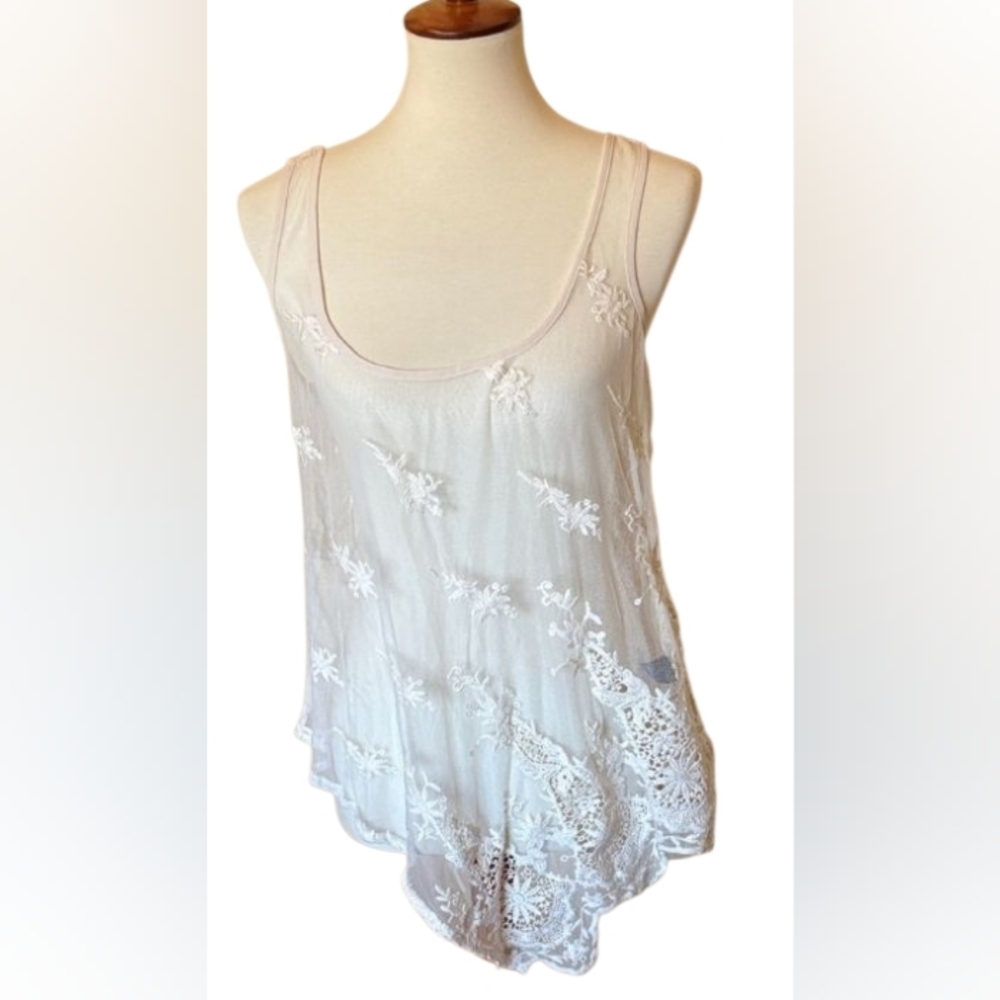 Lovestitch Retro Elegant White Lace Women’s Top Size Small BNWT